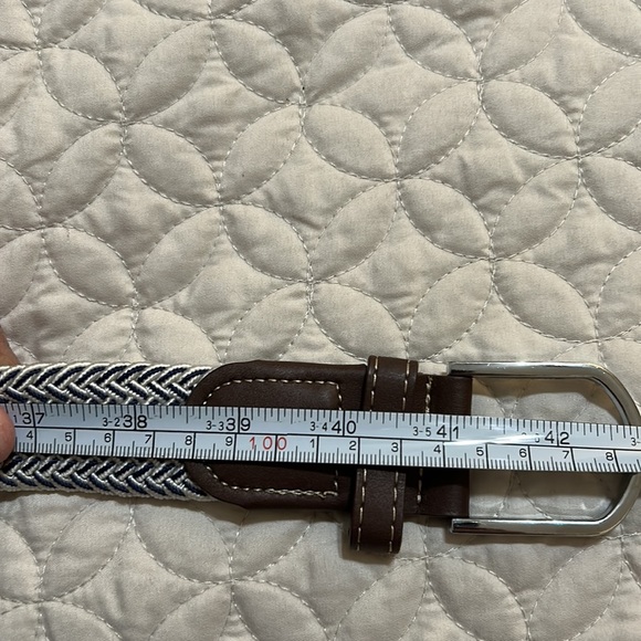 GUC Children's Canvas Elastic Fabric Woven Stretch Braided Belt - Size M - Picture 5 of 9